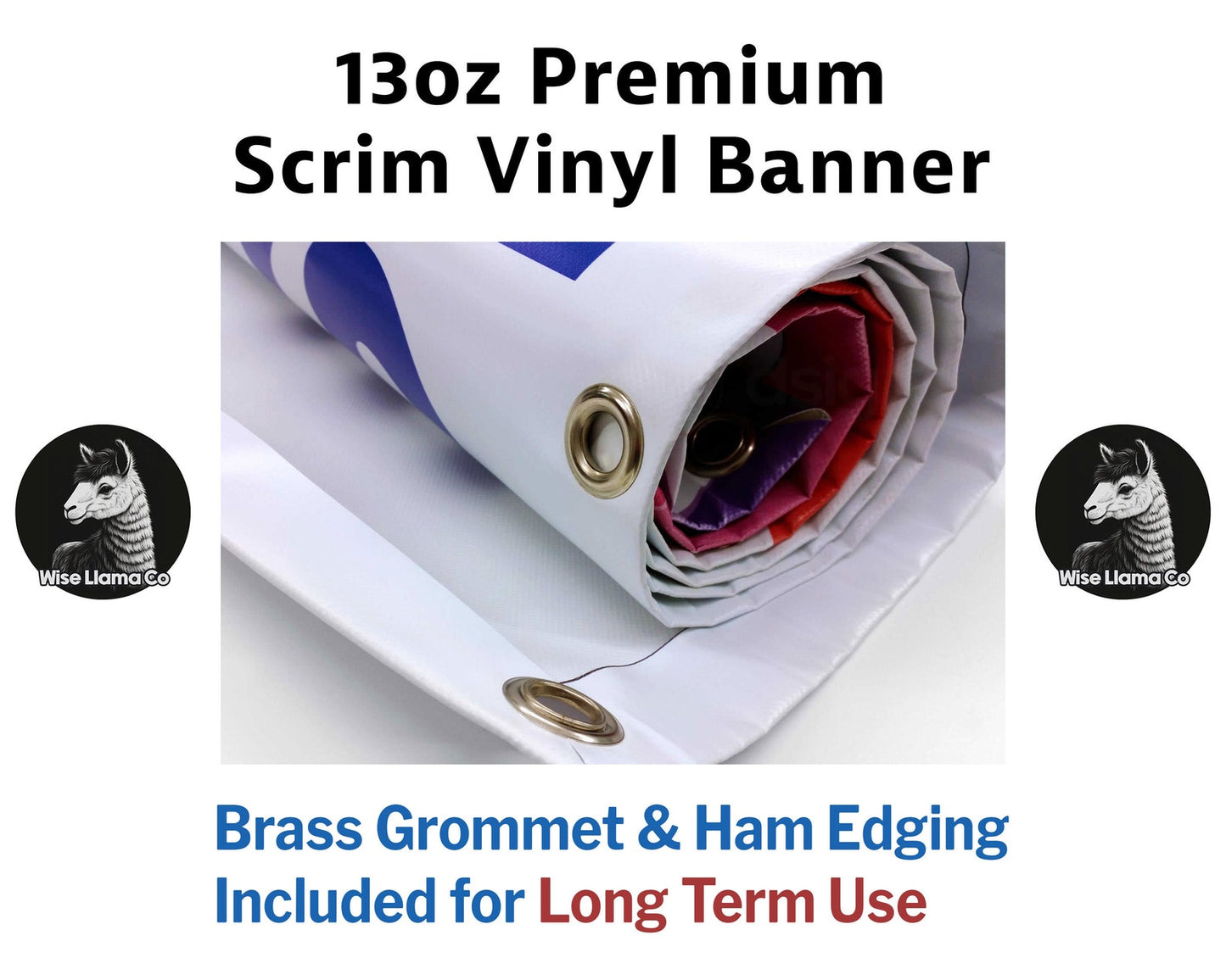 Custom Full Color Printed Vinyl Banner, Free Design, Free Overnight Shipping, Quick Turnaround